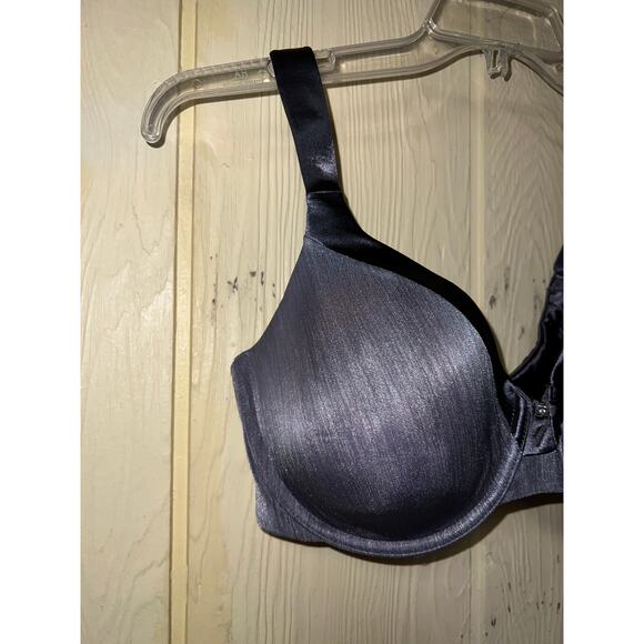 36DD Vanity Fair Bra Illumination Full Figure Underwire Gray Beauty Back 5838 - Picture 6 of 7